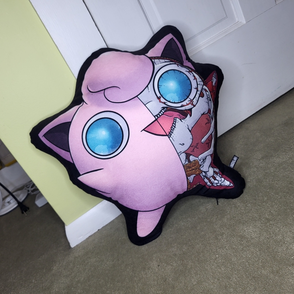 Custom Jigglypuff Pokémon Anatomy Pillow Plush | Dark - Picture 4 of 6